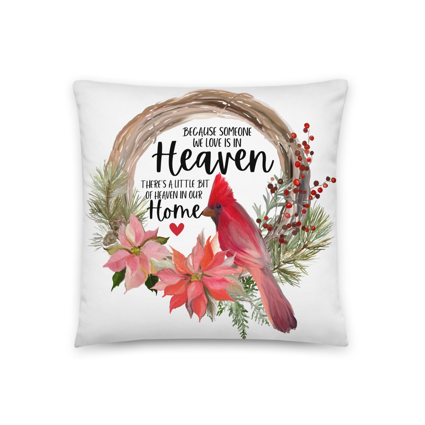 HEAVEN IN OUR HOME THROW PILLOW